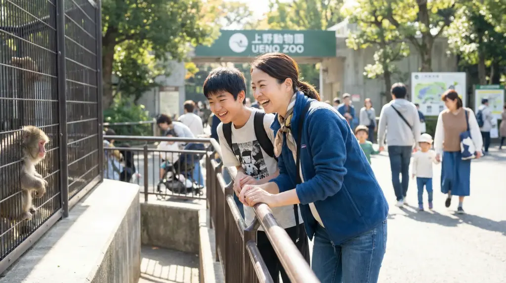 ガイドヘルパーが10代の利用者様と動物園で余暇活動を楽しむ、週1日からでも社会貢献を実感できる介護の仕事