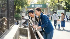 ガイドヘルパーが10代の利用者様と動物園で余暇活動を楽しむ、週1日からでも社会貢献を実感できる介護の仕事