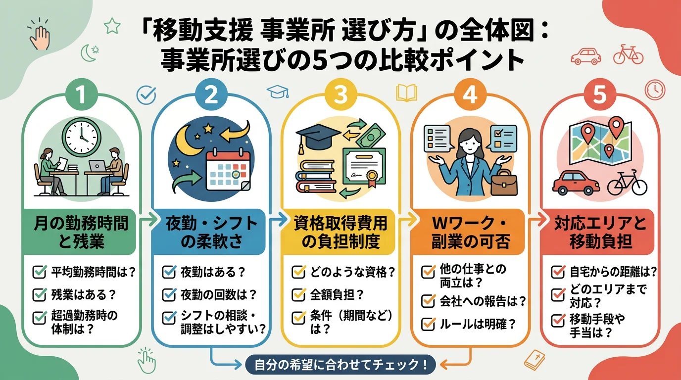 見学・面談で確認すべき3つのポイント:スタッフの定着率・研修体制・実際のシフト例
